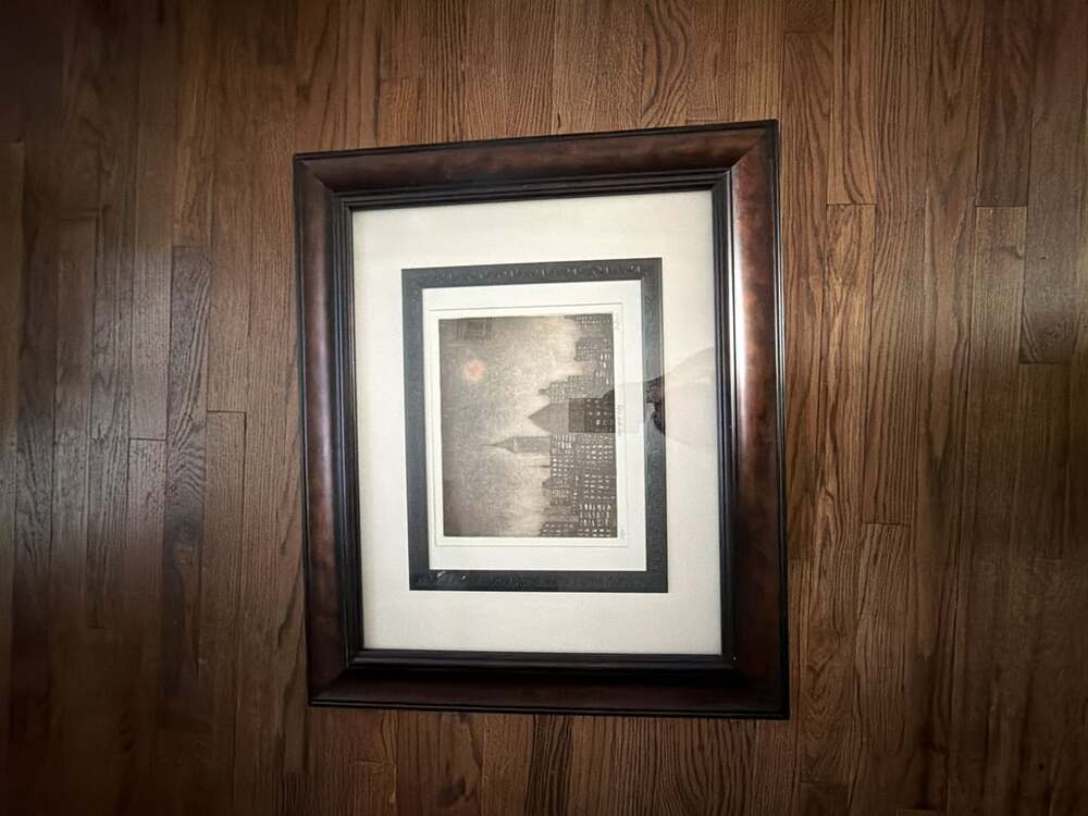 Ellison Hoover Manhattan Midnight Framed Lithograph Print